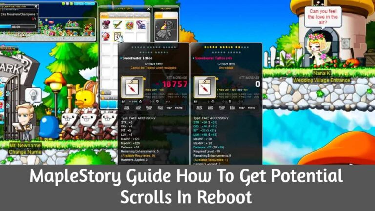 MapleStory Guide How To Get Potential Scrolls In Reboot